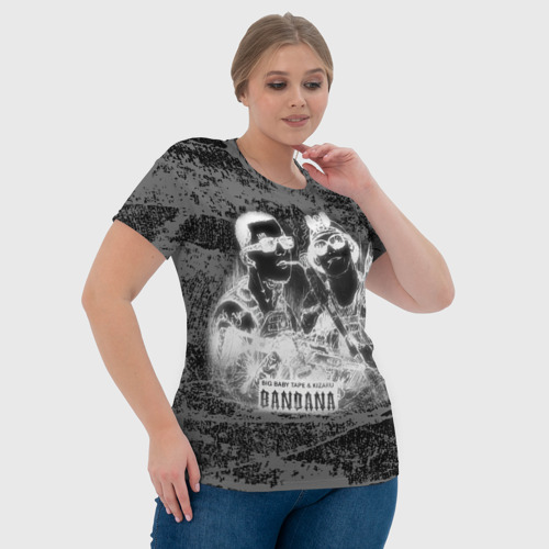 Женская футболка 3D Кизару Биг Бейби Тейп Бандана Гранж, цвет 3D печать - фото 6