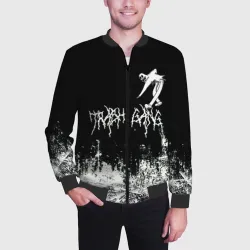 Мужской бомбер 3D Ghostemane Mercury Trash Gang Гостмейн Призрак гранж - фото 2