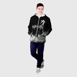 Мужская куртка 3D Ghostemane Mercury Trash Gang Гостмейн Призрак гранж - фото 2