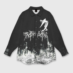 Мужская рубашка oversize 3D Ghostemane Mercury Trash Gang Гостмейн Призрак гранж