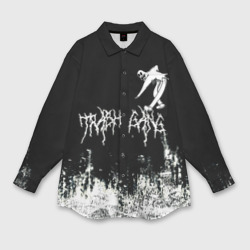 Женская рубашка oversize 3D Ghostemane Mercury Trash Gang Гостмейн Призрак гранж