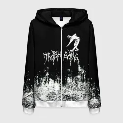 Мужская толстовка 3D на молнии Ghostemane Mercury Trash Gang Гостмейн Призрак гранж