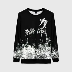 Женский свитшот 3D Ghostemane Mercury Trash Gang Гостмейн Призрак гранж