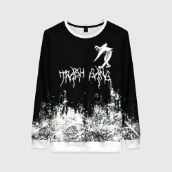 Женский свитшот 3D Ghostemane Mercury Trash Gang Гостмейн Призрак гранж
