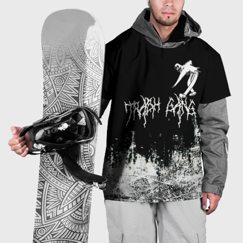 Накидка на куртку 3D Ghostemane Mercury Trash Gang Гостмейн Призрак гранж, цвет 3D печать
