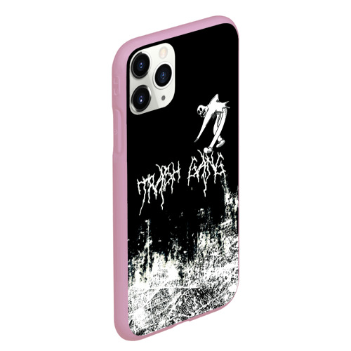 Чехол для iPhone 11 Pro Max матовый с принтом Ghostemane Mercury Trash Gang | Гостмейн Призрак гранж, вид сбоку #3