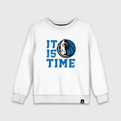 Детский свитшот хлопок It Is Dallas Mavericks Time Даллас Мэверикс