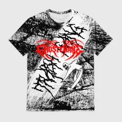 Мужская футболка 3D Ghostemane Mercury Rap Гостмейн Меркури