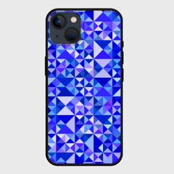 Чехол для iPhone 14 Камуфляж спортивный "Призма - Лагуна"