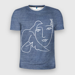Лицо Мира Пабло Пикассо 3D – Мужская футболка 3D Slim с принтом купить со скидкой в -9%