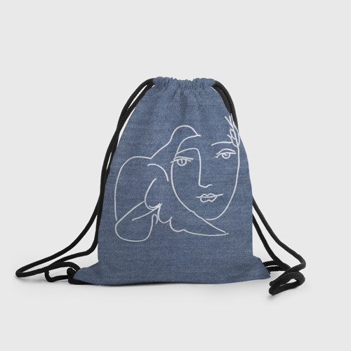 Рюкзак-мешок 3D Лицо Мира Пабло Пикассо 3D