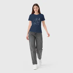 Женская футболка хлопок Лицо Мира Пабло Пикассо - фото 2