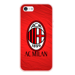 Чехол для iPhone 5/5S матовый Ac Milan Милан