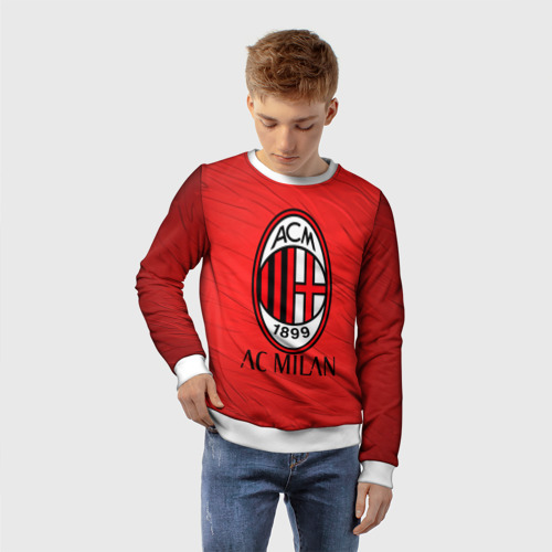 Детский свитшот 3D Ac Milan Милан, цвет 3D печать - фото 3