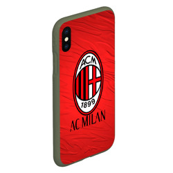 Чехол для iPhone XS Max матовый Ac Milan Милан - фото 2