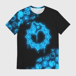 Мужская футболка 3D Мелиодас неоновый 7 смертных грехов