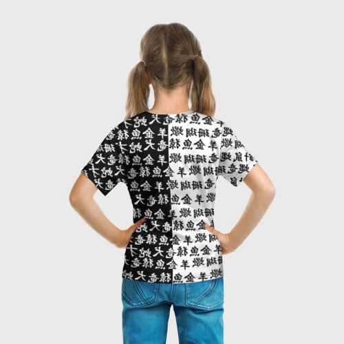 Детская футболка 3D Ванпанчмен чёрно белый, цвет 3D печать - фото 6