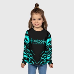 Детский лонгслив 3D Horizon Zero Dawn neon - фото 2