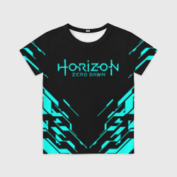 Детская футболка 3D Horizon Zero Dawn neon