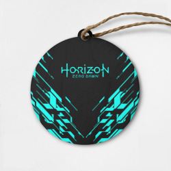 Деревянная игрушка круг Horizon Zero Dawn neon