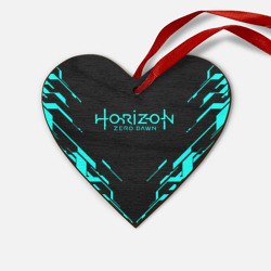 Деревянная игрушка Сердце Horizon Zero Dawn neon