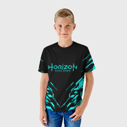 Детская футболка 3D Horizon Zero Dawn neon - фото 2