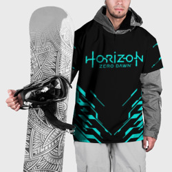 Накидка на куртку 3D Horizon Zero Dawn neon