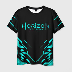 Мужская футболка 3D Horizon Zero Dawn neon