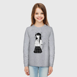 Детский лонгслив хлопок Коми неко - фото 2