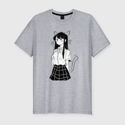 Мужская футболка хлопок Slim Коми неко