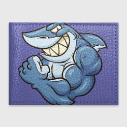 Обложка для студенческого билета Акула качок shark