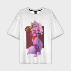 Мужская футболка oversize 3D FNAF roxanne wolf