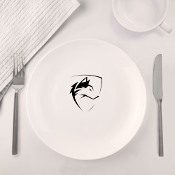 Набор: тарелка + кружка Wolf Emblem Jaw - фото 2