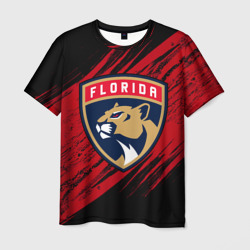 Мужская футболка 3D Florida Panthers, Флорида Пантерз, NHL