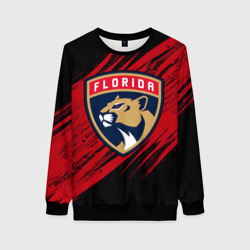 Женский свитшот 3D Florida Panthers, Флорида Пантерз, NHL