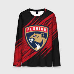 Мужской лонгслив 3D Florida Panthers, Флорида Пантерз, NHL