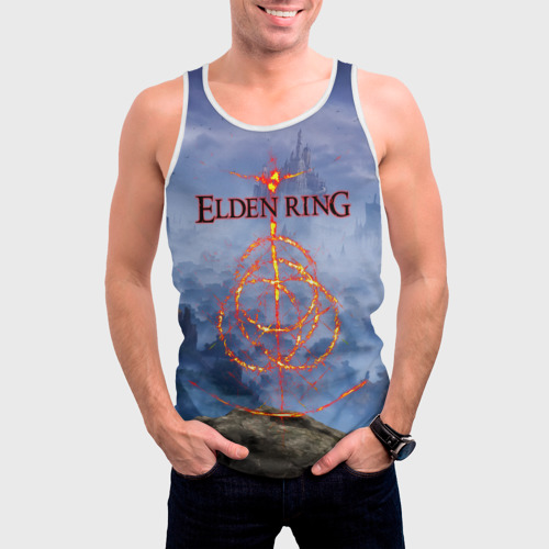 Мужская майка 3D Elden Ring, Logo, цвет 3D печать - фото 3