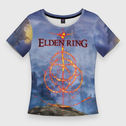 Женская футболка 3D Slim Elden Ring, Logo