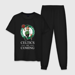 Мужская пижама хлопок Boston Celtics are coming Бостон Селтикс