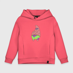 Детское худи Oversize хлопок Патрик Patrick star недовольный