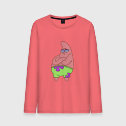 Мужской лонгслив хлопок Патрик Patrick star недовольный