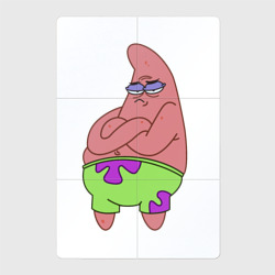 Магнитный плакат 2Х3 Патрик Patrick star недовольный