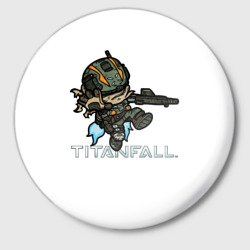 Значок Титанфол арт мультяшный Titanfall