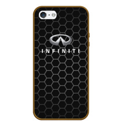 Чехол для iPhone 5/5S матовый Infinity соты