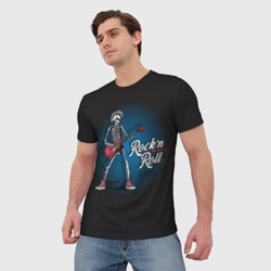 Мужская футболка 3D Rock'n'roll - Панк - фото 2