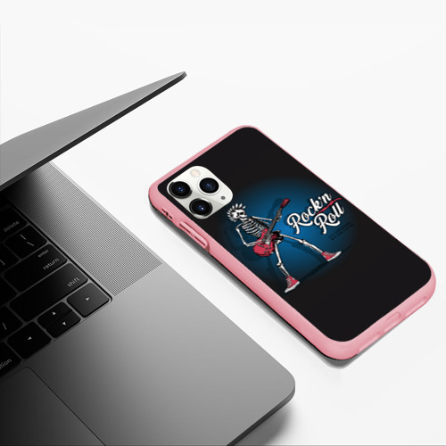 Чехол для iPhone 11 Pro Max матовый Rock'n'roll - Панк, цвет баблгам - фото 5