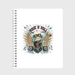 Тетрадь Rock'n'roll музыкант