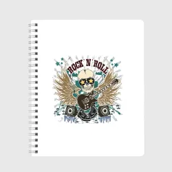Тетрадь Rock'n'roll музыкант