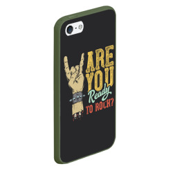 Чехол для iPhone 5/5S матовый Are you ready to rock? - фото 2