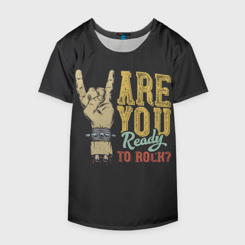 Накидка на куртку 3D Are you ready to rock?, цвет 3D печать - фото 4